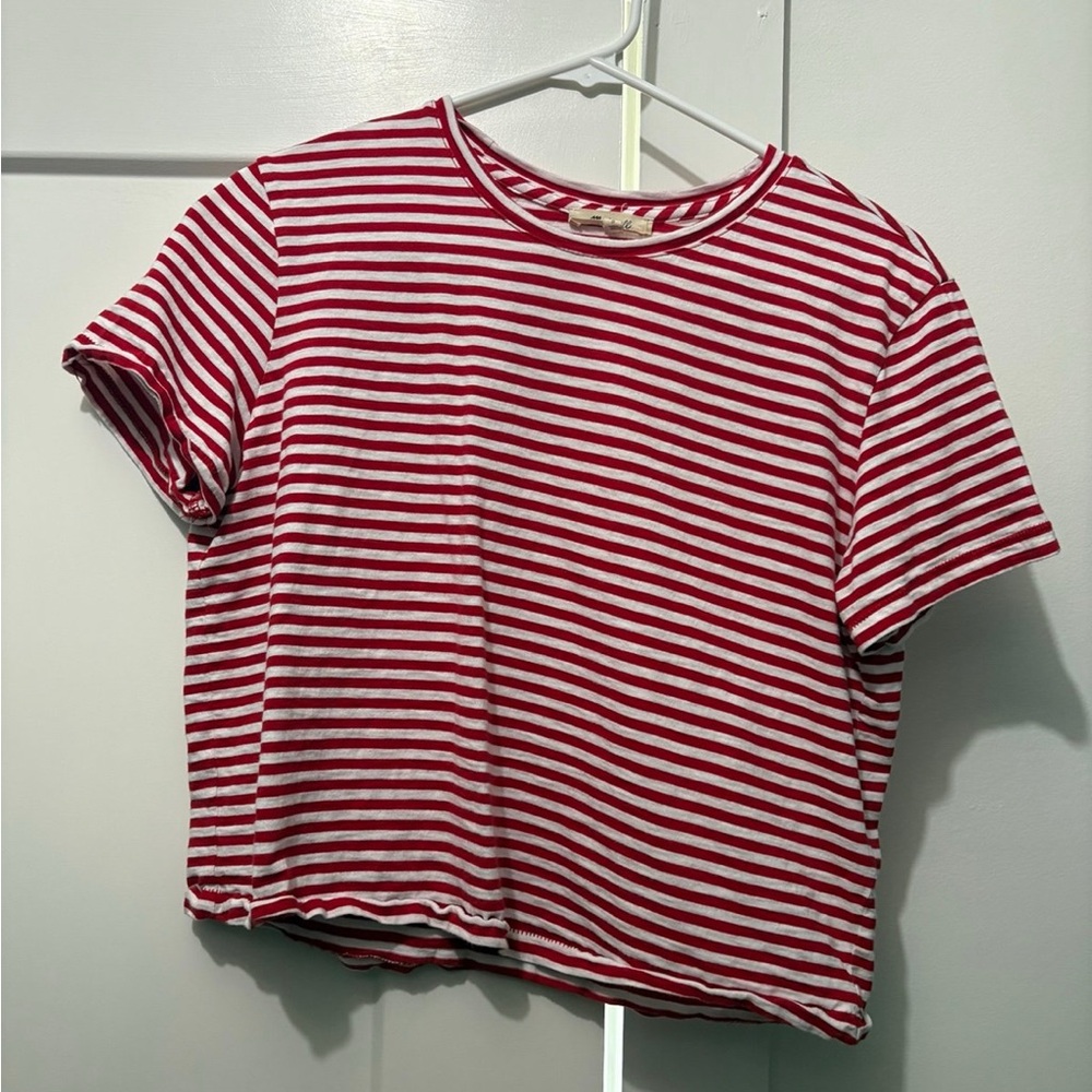 Madewell Boxy-Crop Tee